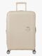 American Tourister Soundbox Spinner Resväska 71,5-81L, Coconut Sand