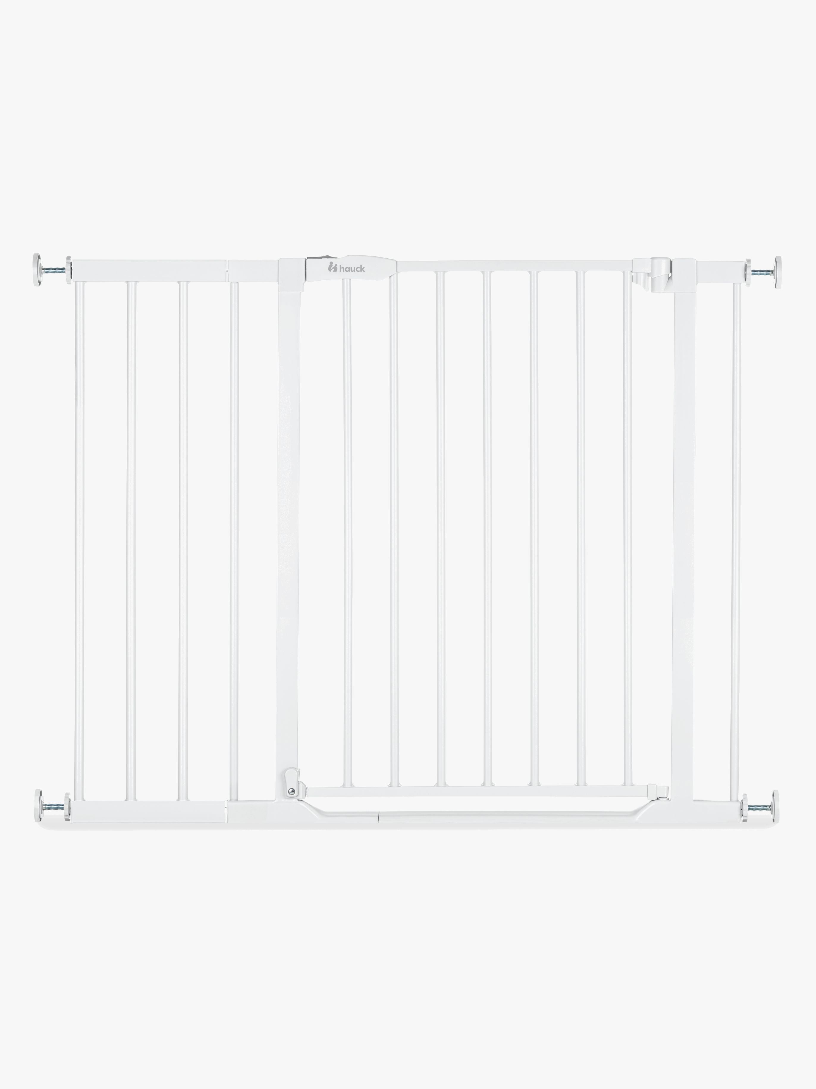 Hauck Clear Step 2 Spänngrind + 21 cm Förlängning, White