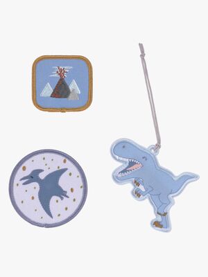 Lässig School Patches Sett, Dinosaur