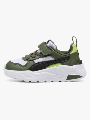 Puma Trinity 2 LT AC+ Inf Sneaker, White/Moss Veil