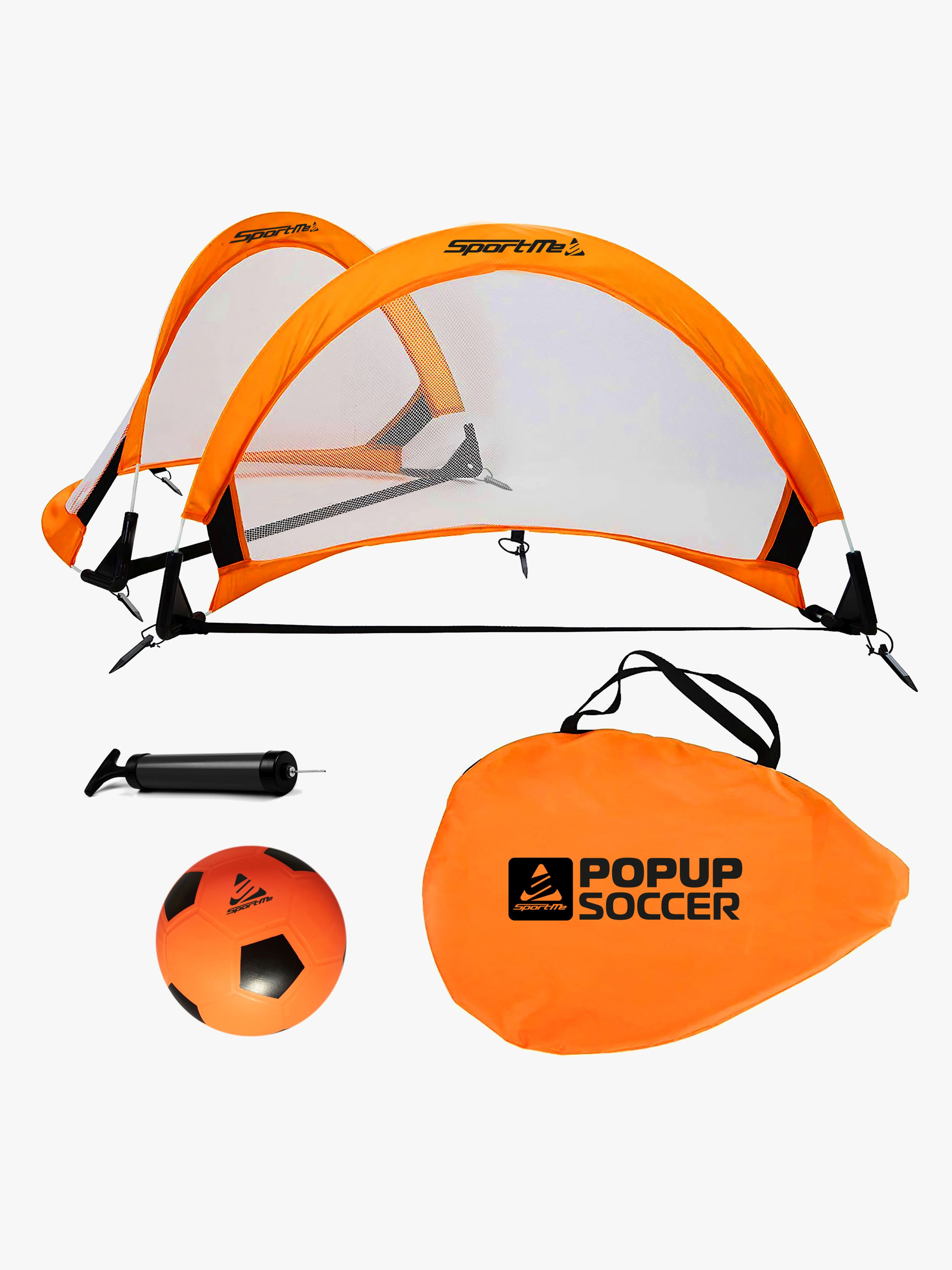 SportMe Pop-up Fotbollsmål Set 2 Mål & 1 Boll