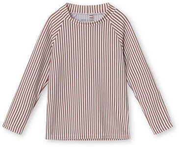 MINI A TURE Gani UV-tröja, Acorn Brown Stripes