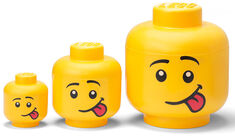 LEGO Förvaring Silly 3-pack, Gul