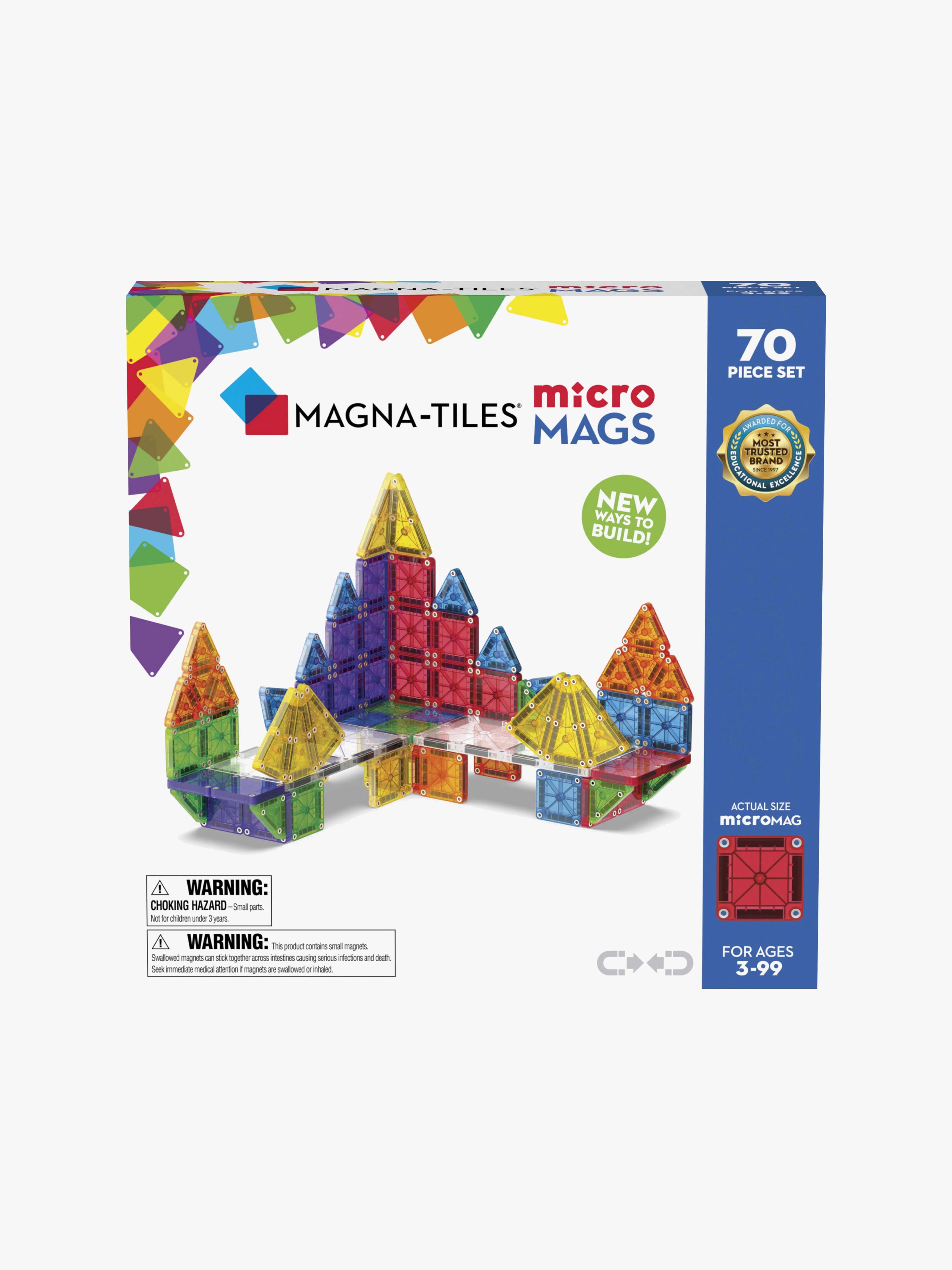 MAGNA-TILES MicroMAGS Byggsats 70 Delar
