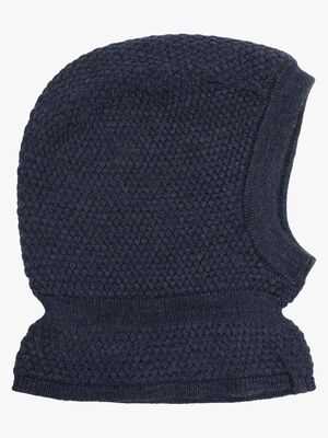 CeLaVi Stickad Balaklava Merinoull, Ombre Blue Melange