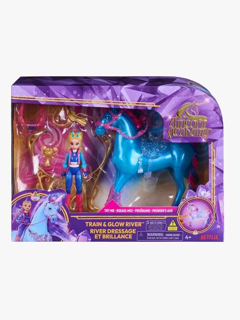 Unicorn Academy Figurset Isabel & River: Train & Glow