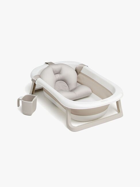 Beemoo CARE Assist Badbalja inkl. Badstöd & Sköljkanna, Beige