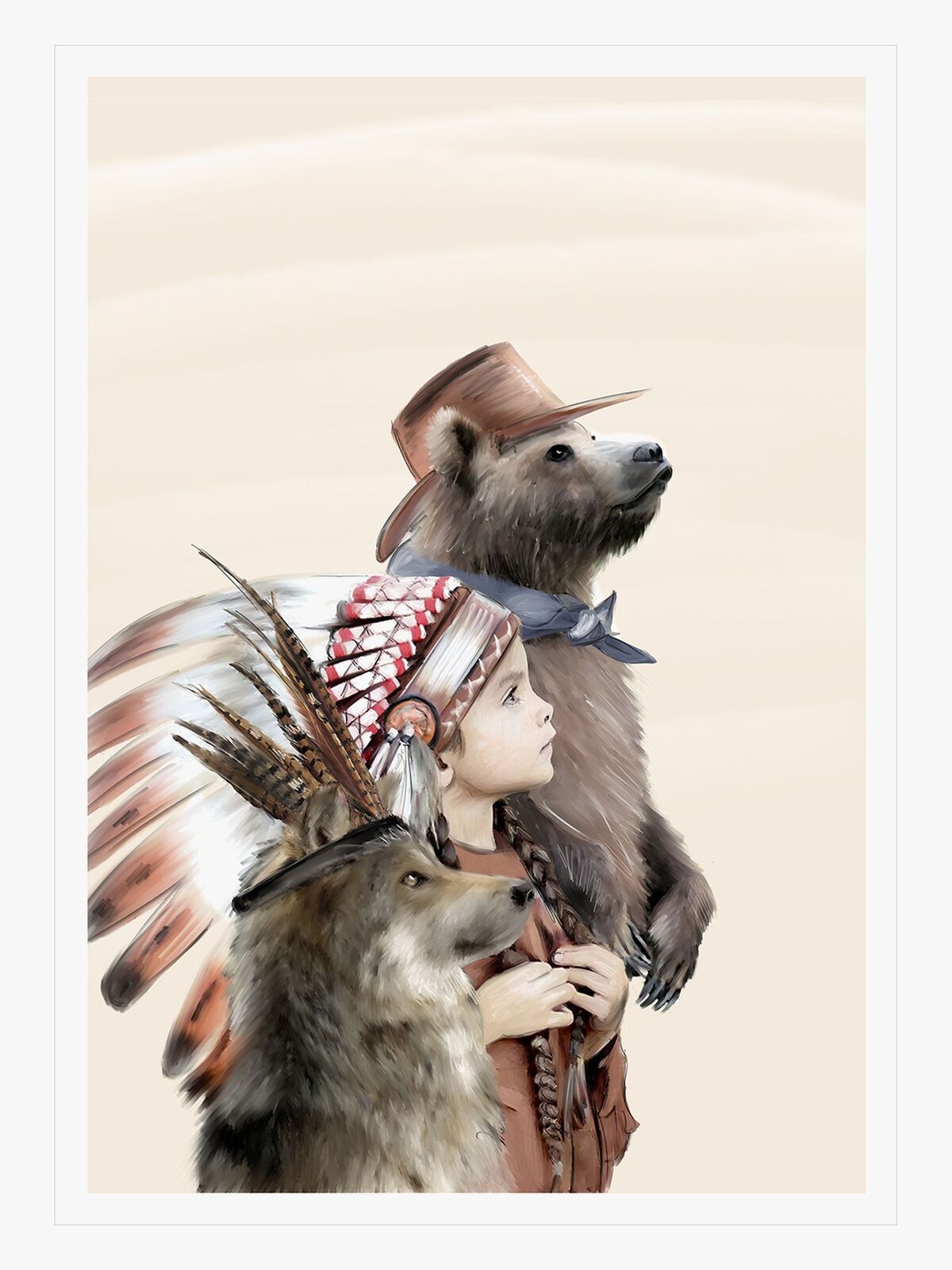 Linn Wold Poster 30x40 Lille Headdress