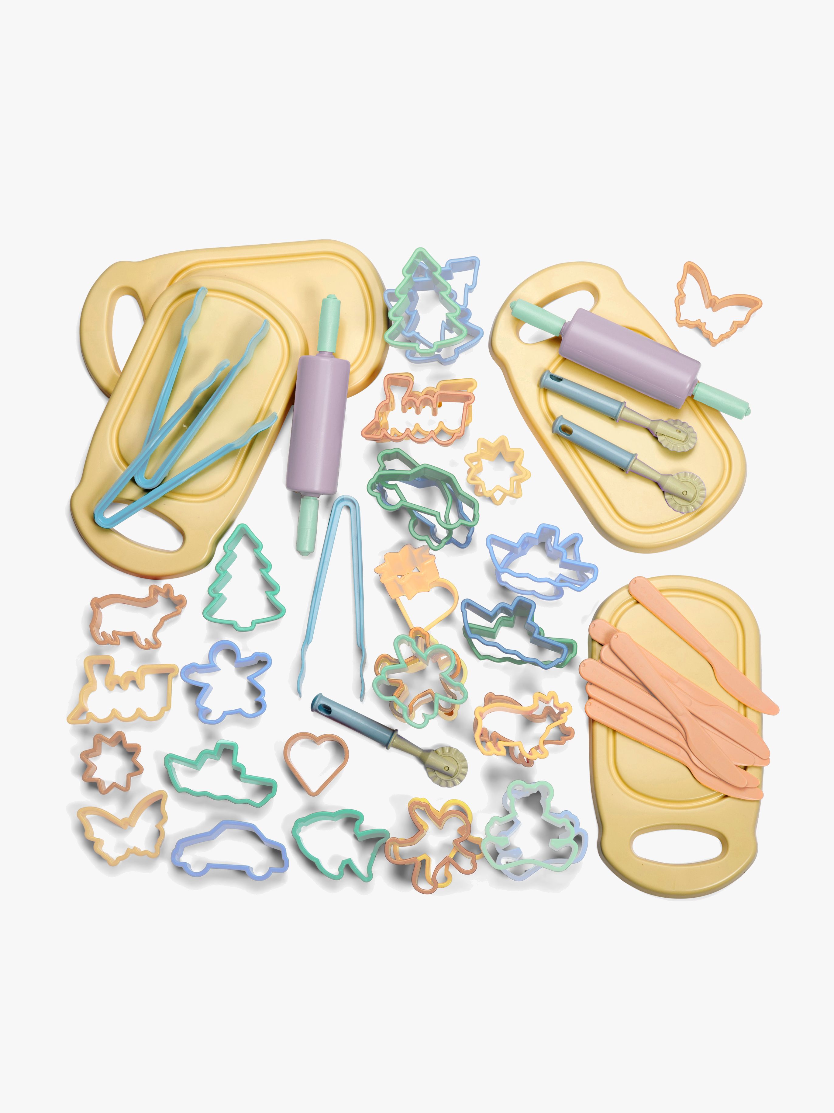 Dantoy Pastel Play Dough Set Dagis Kit 56 Delar