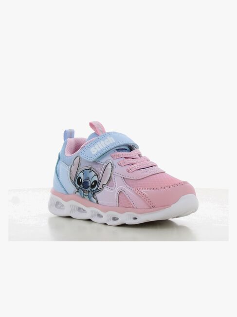 Disney Lilo & Stitch  Blinkande Sneakers, Pink/Light Blue