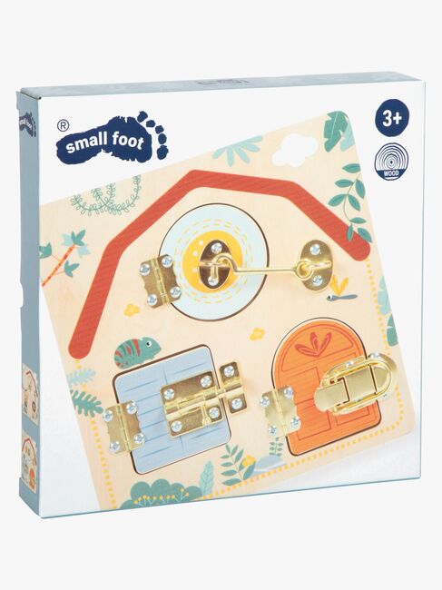 Small Foot Motorikbräda med Lås, Safari