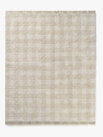 LorenaCanals Tvättbar Vichy Matta 90x120 cm, Ivory