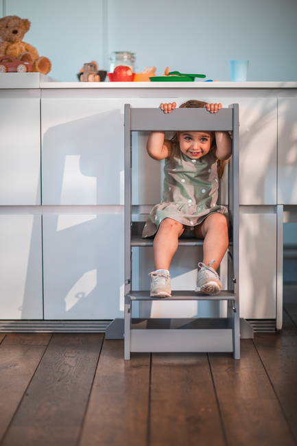 tiSsi Hjälpa Till Pall, Beech Stormy Grey