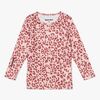 Hyperfied Long Sleeve Logo Top, Pink Leo
