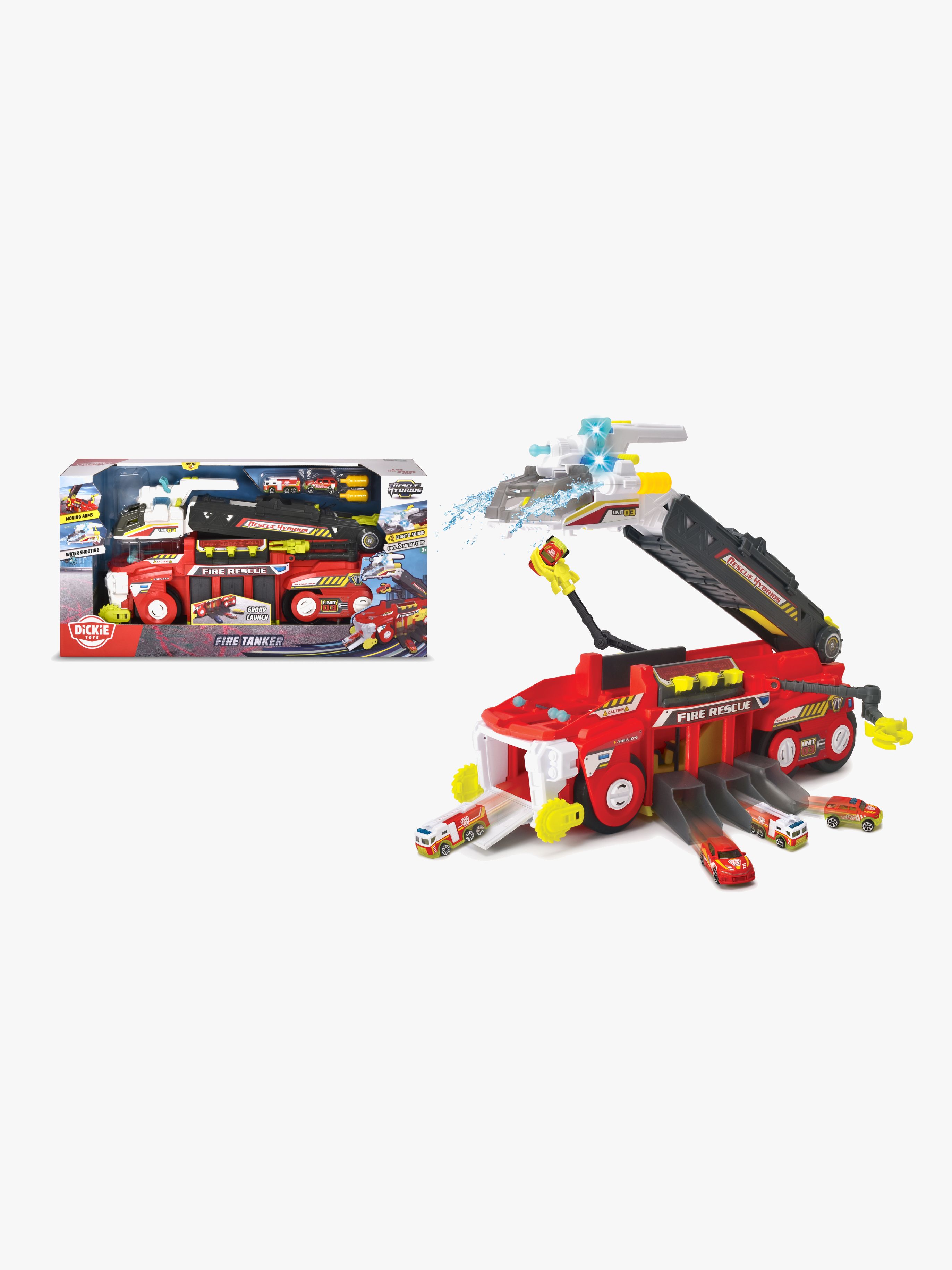 Dickie Toys Rescue Hybrids Brandbil, Robots