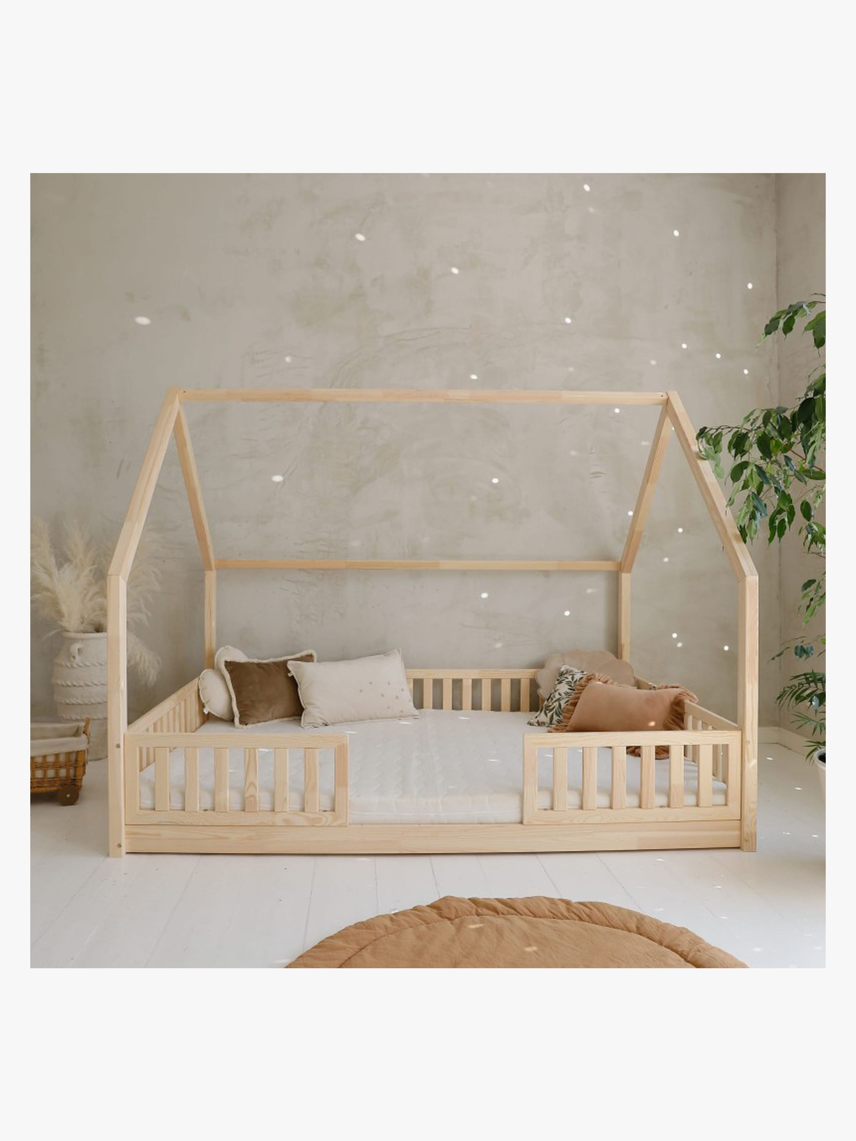 Minitude ARTHUR Juniorsäng/Montessorisäng 140x200, Natur