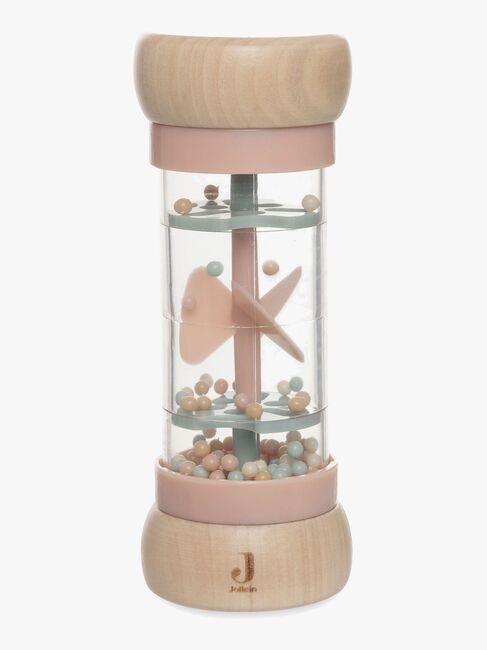 Jollein Rain Rattle Lovely Birds Träskallra, Rosa