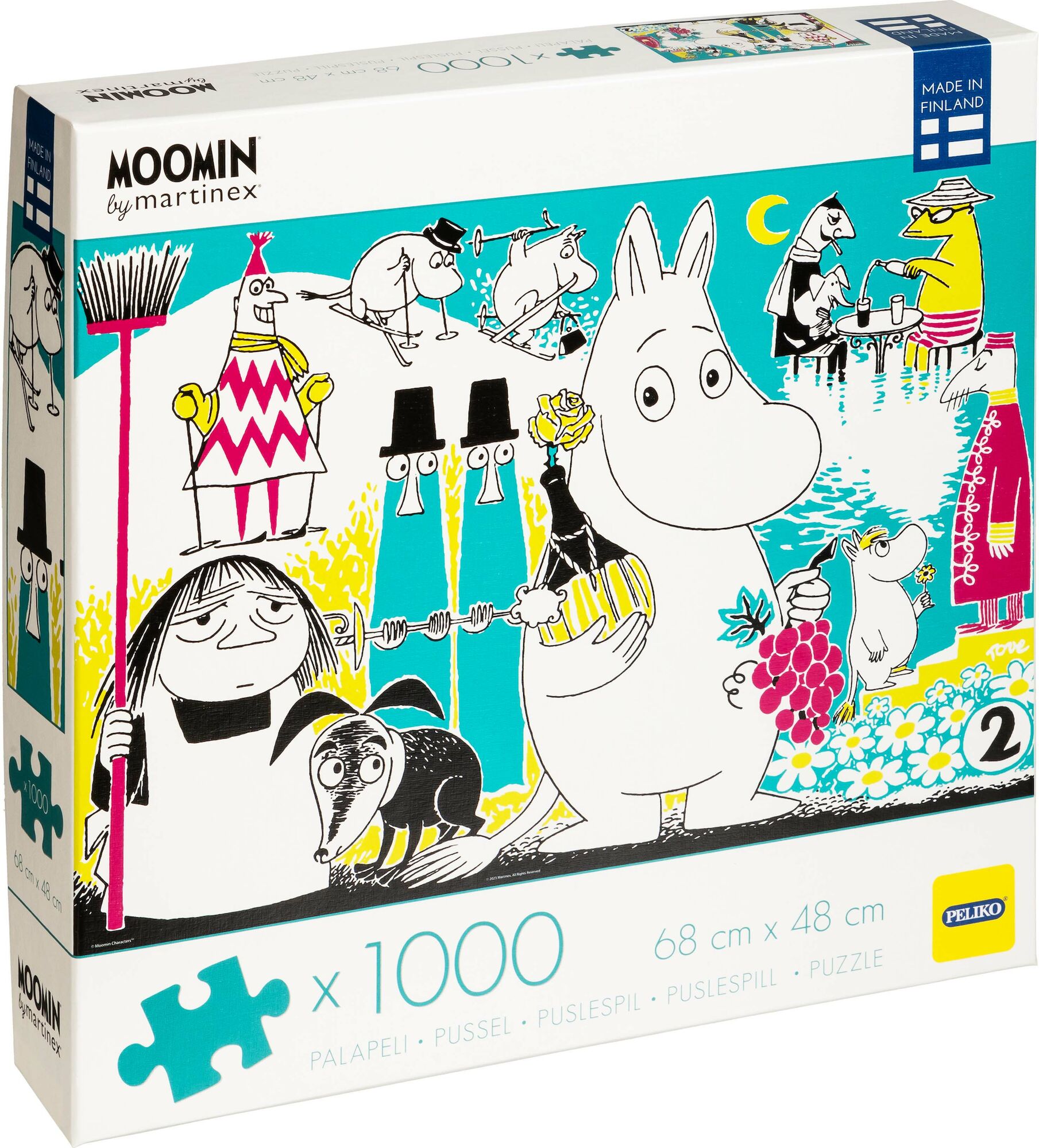 Mumin Comic Book Cover 2 Pussel 1000 Bitar