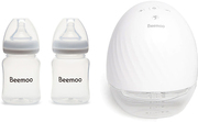 Beemoo CARE Wearable Elektrisk Bröstpump Singel inkl. Bröstmjölksflaska 180 ml 2-pack