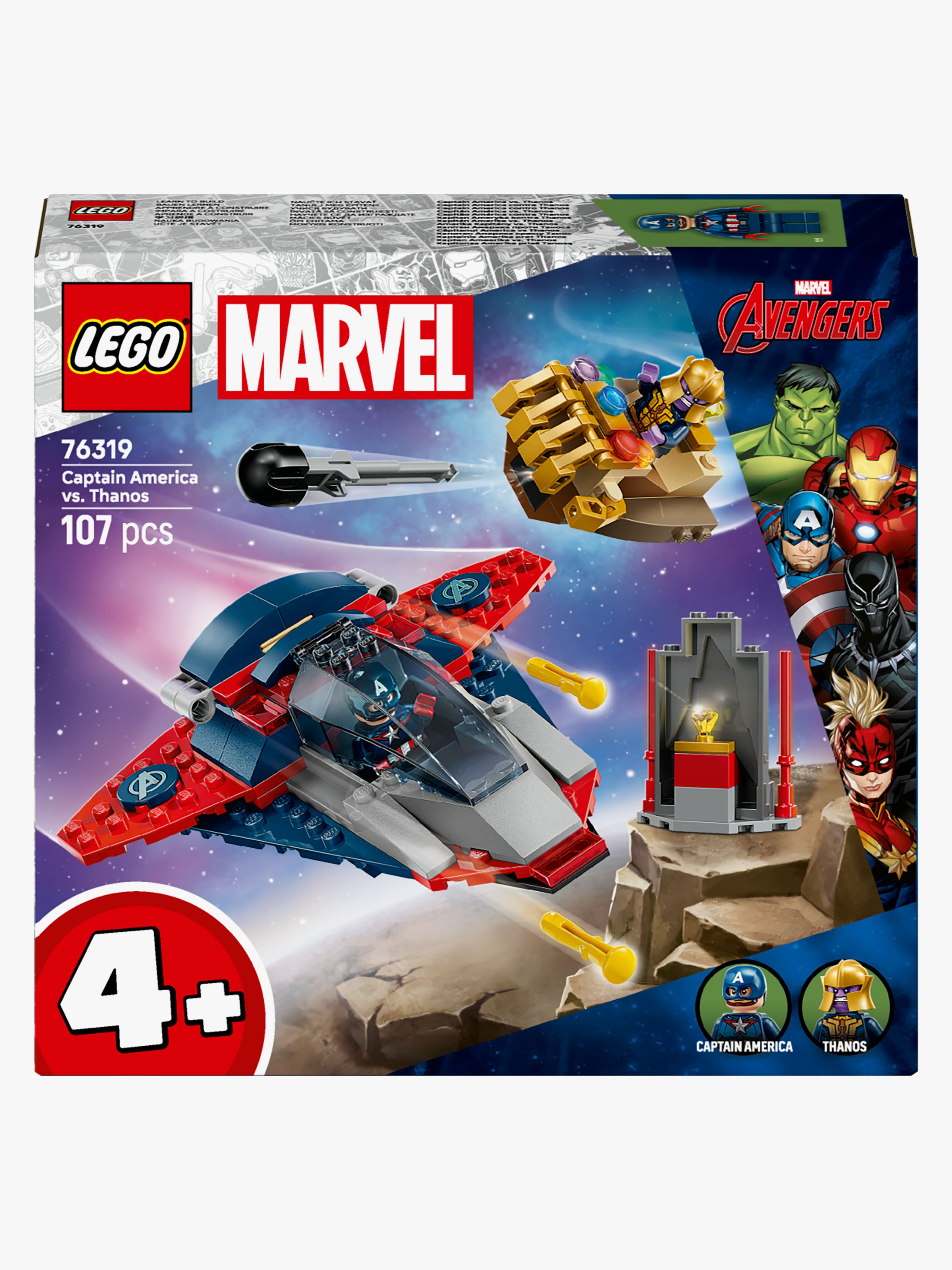 LEGO Super Heroes 76319 Captain America mot Thanos