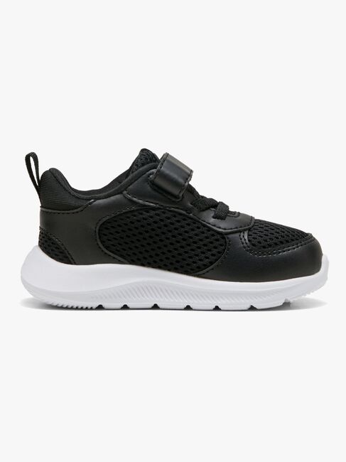Puma Fun Racer 2 AC+ Infant Sneakers, Black/White