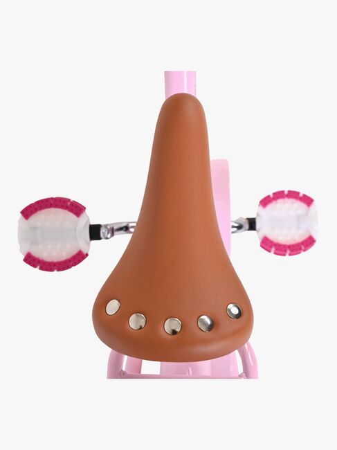 Volare Excellent Cykel med Korg 14 Tum, Rosa