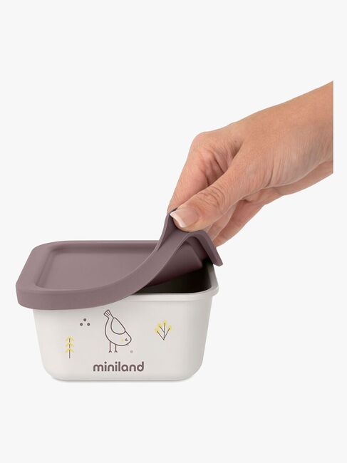 Miniland Naturset Lunchlåda 2-pack, Chick