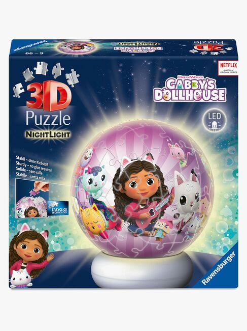 Ravensburger Gabby's Dollhouse 3D-pussel Nattlampa 72 Bitar