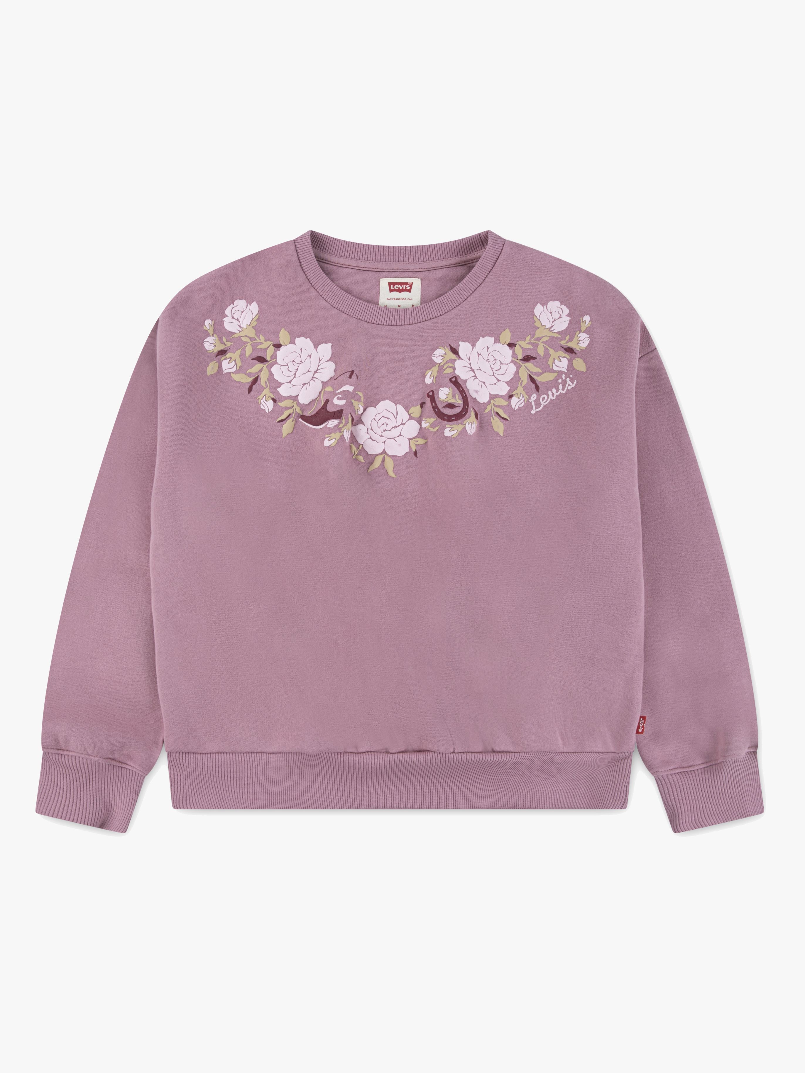 Levi's LVG Rose Front Tuck Sweatshirt, Lilas Levi's, 158