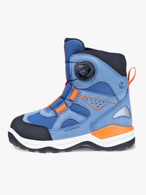 Ecco Snow Mountain Vinterstøvler, Black/Federal Blue