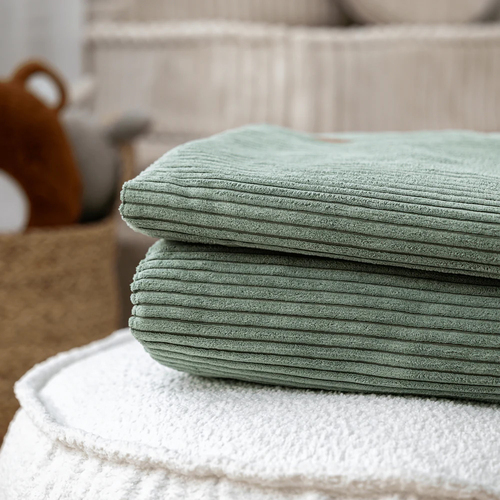 MeowBaby Aesthetic Babyfilt Winter, Olive Green