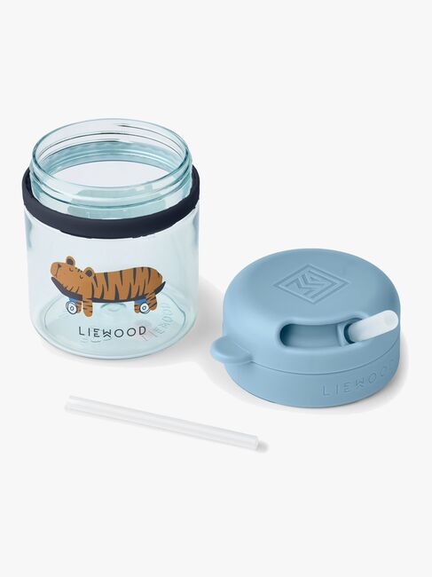 LIEWOOD Pavia Tritan Sugrörsmugg 280 ml, Fun/Beach blue