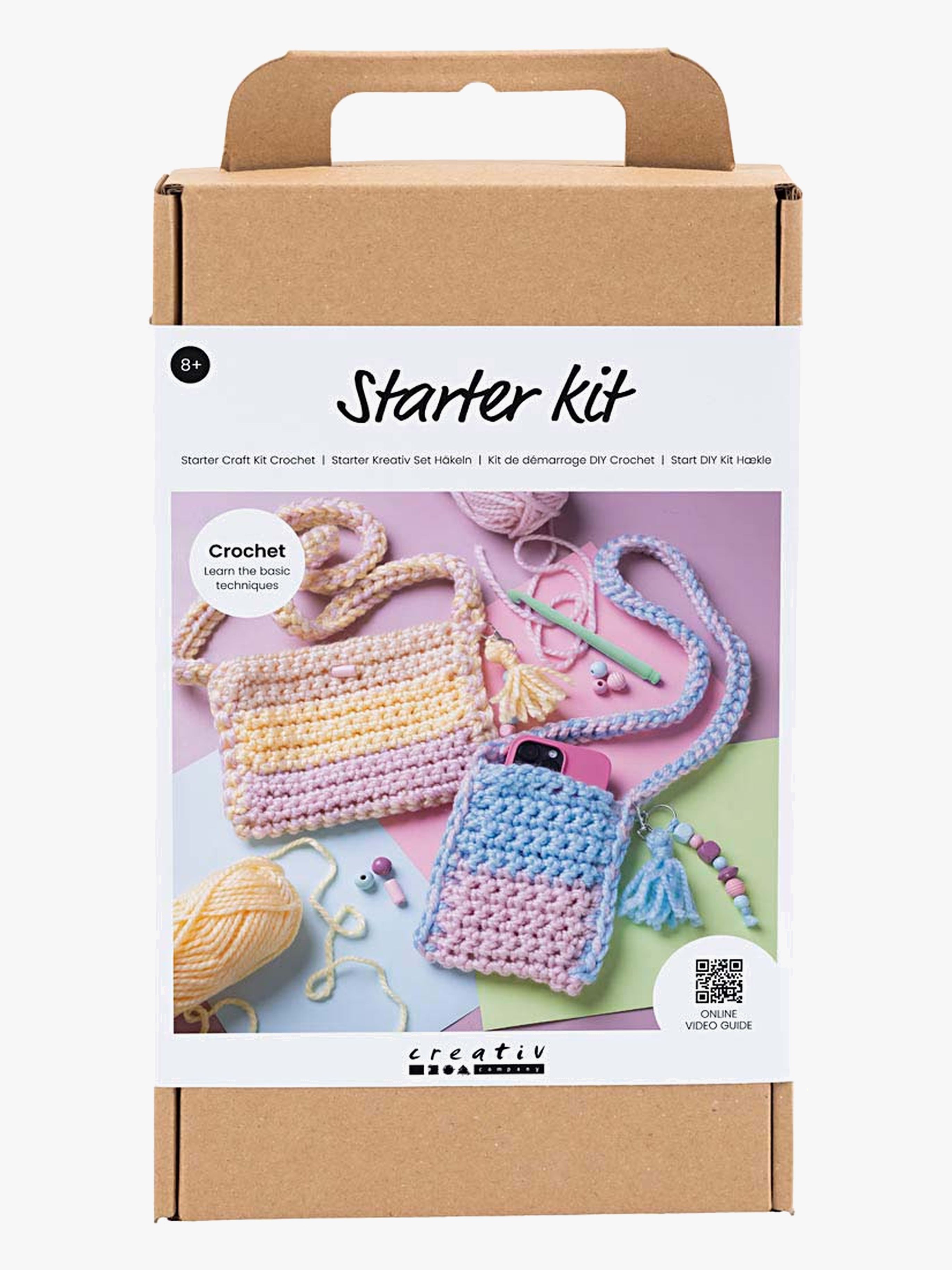 Creativ Company Startkit DIY-set Virkning Väskor
