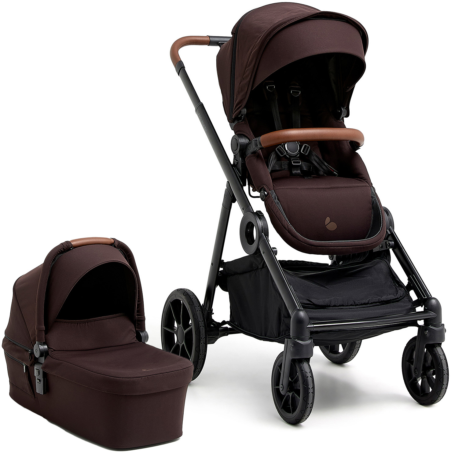 Beemoo Pro Multi 2 Duovagn, Espresso Brown