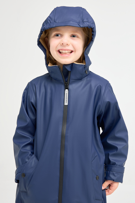 Nordbjørn Marstrand Fodrad Regnjacka, Peacoat Navy