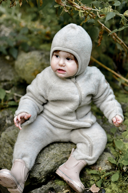 Mikk-Line Ulloverall Merino, Melange Offwhite