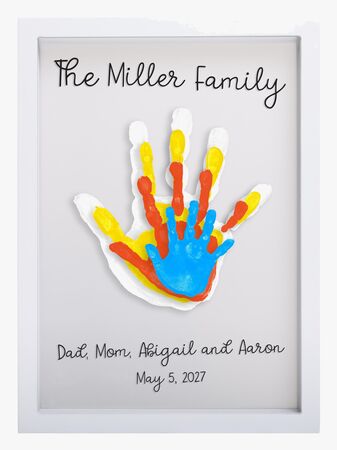 Pearhead Clear Family Tryck Ram, Vit