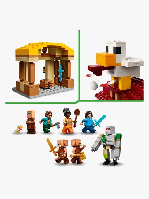 LEGO Minecraft 21273 Byanfall med gastballong