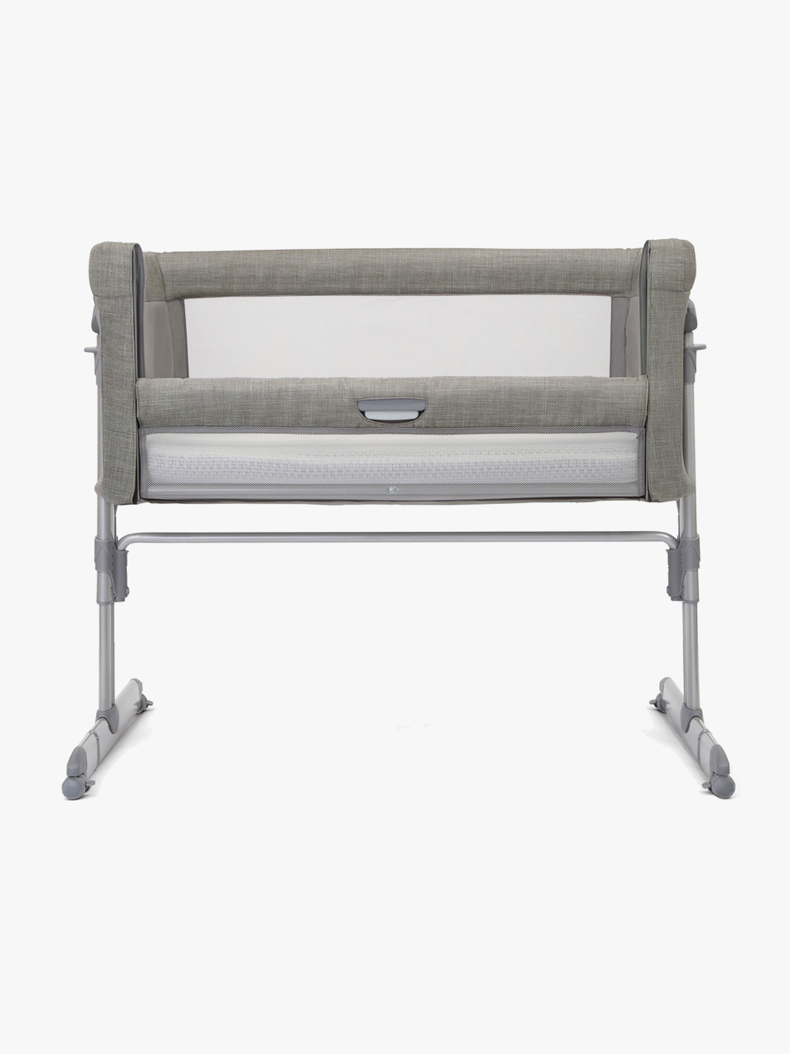 Joie Roomie Glide Bedside Crib och Resesäng, Foggy Gray