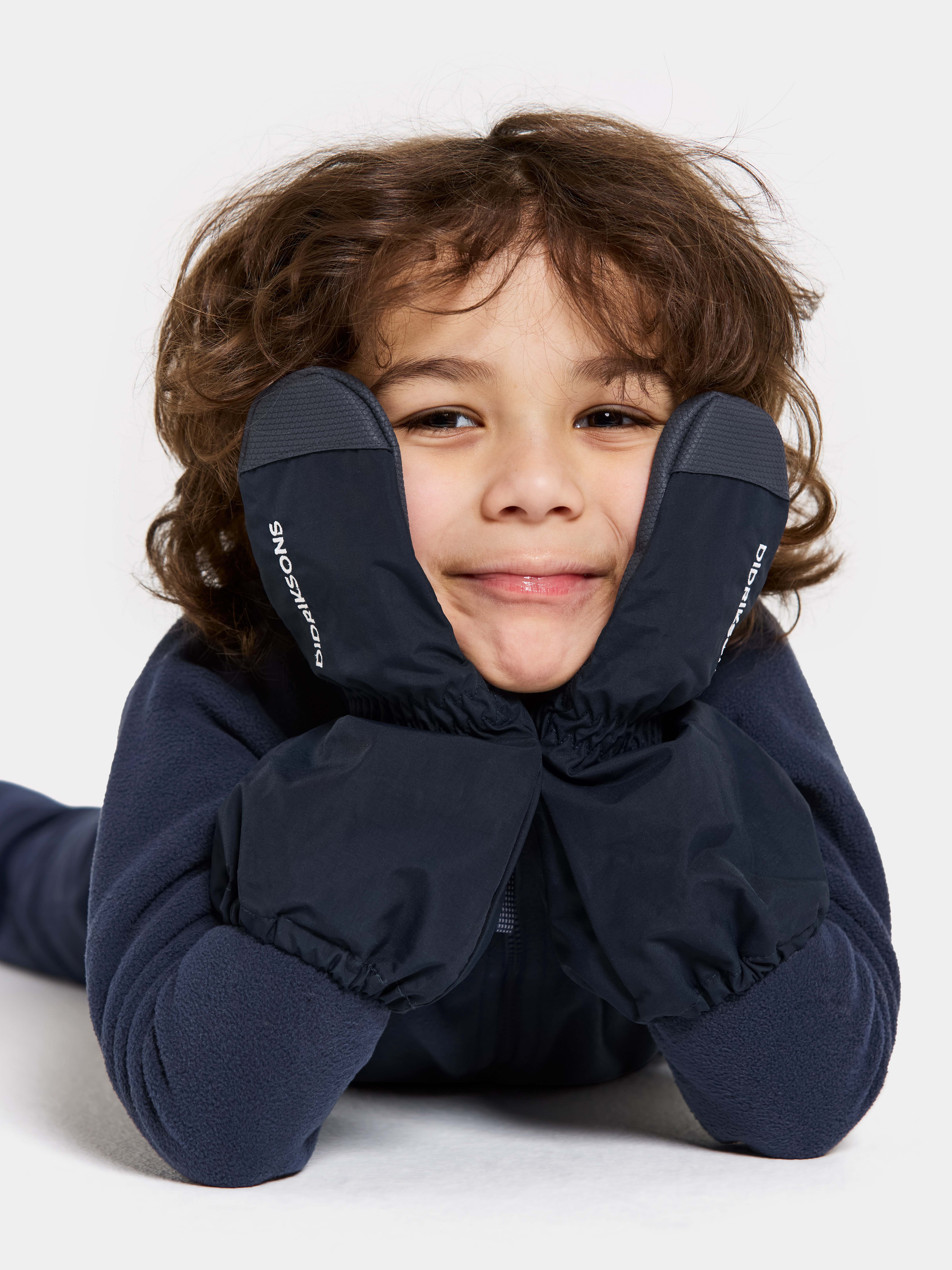 Didriksons Shell Skalvantar, Navy, 6-8 år
