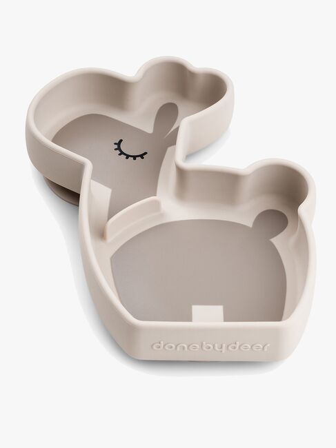 Done By Deer Stick & Stay Silikontallrik Lalee, Sand