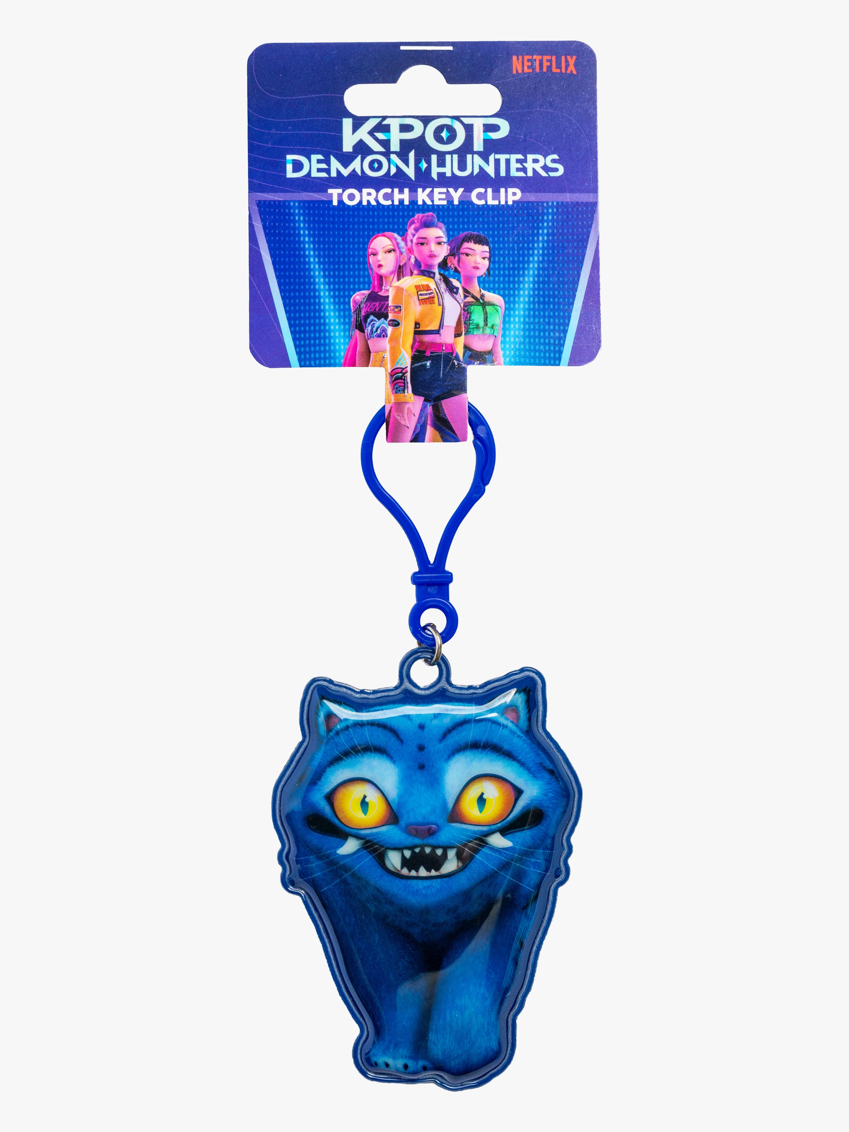 K-Pop Demon Hunters Ficklampa Nyckelring, Blå, Barnrum