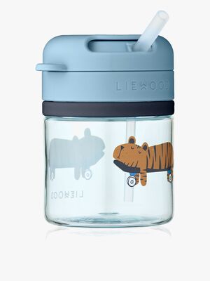 LIEWOOD Pavia Tritan Sugrörsmugg 280 ml, Fun/Beach blue