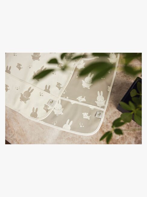 Jollein Miffy&Snuffy Haklapp 2-Pack, Olive Green