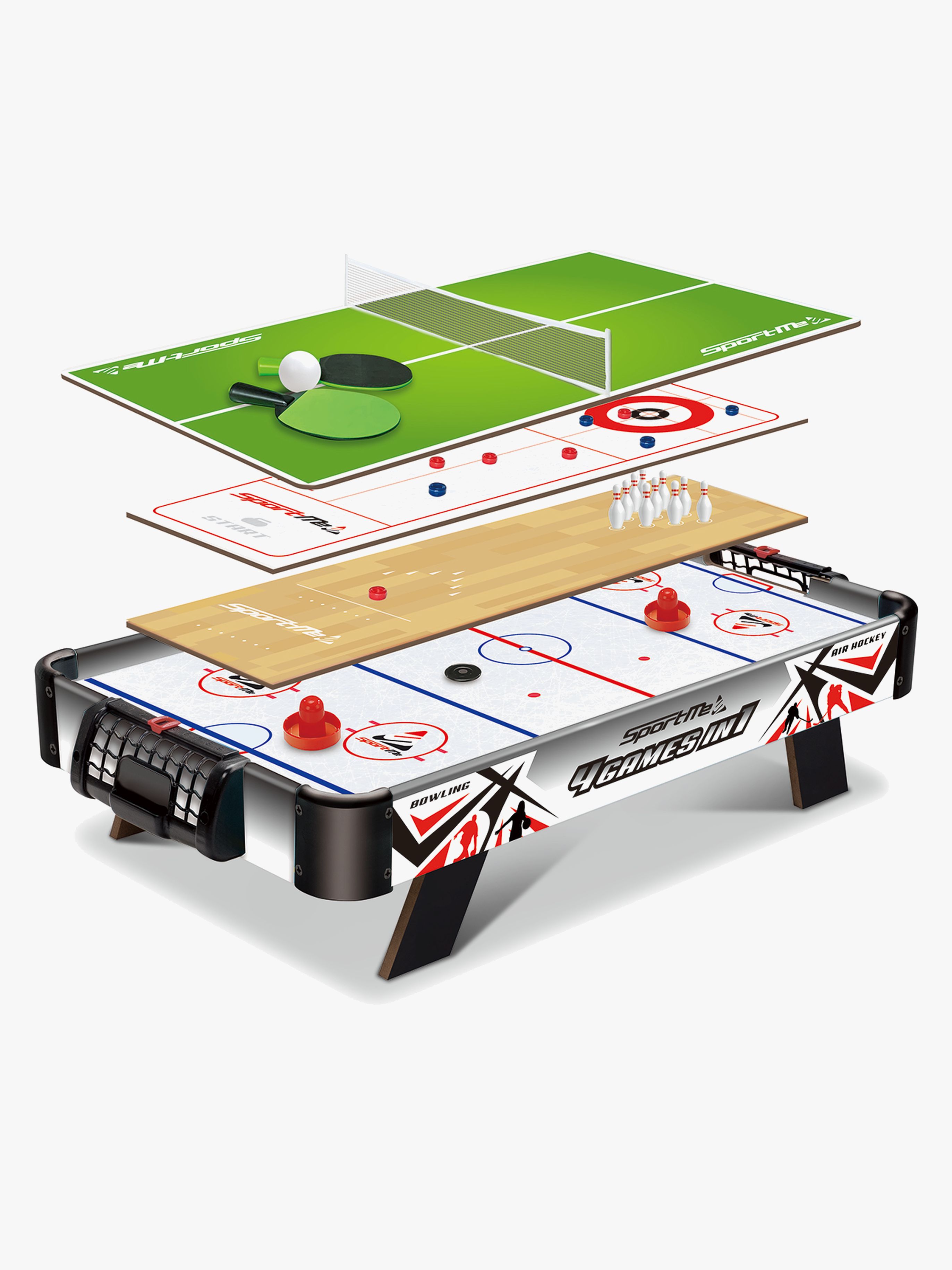 SportMe Spelbord 4-i-1 69x37x22 Cm