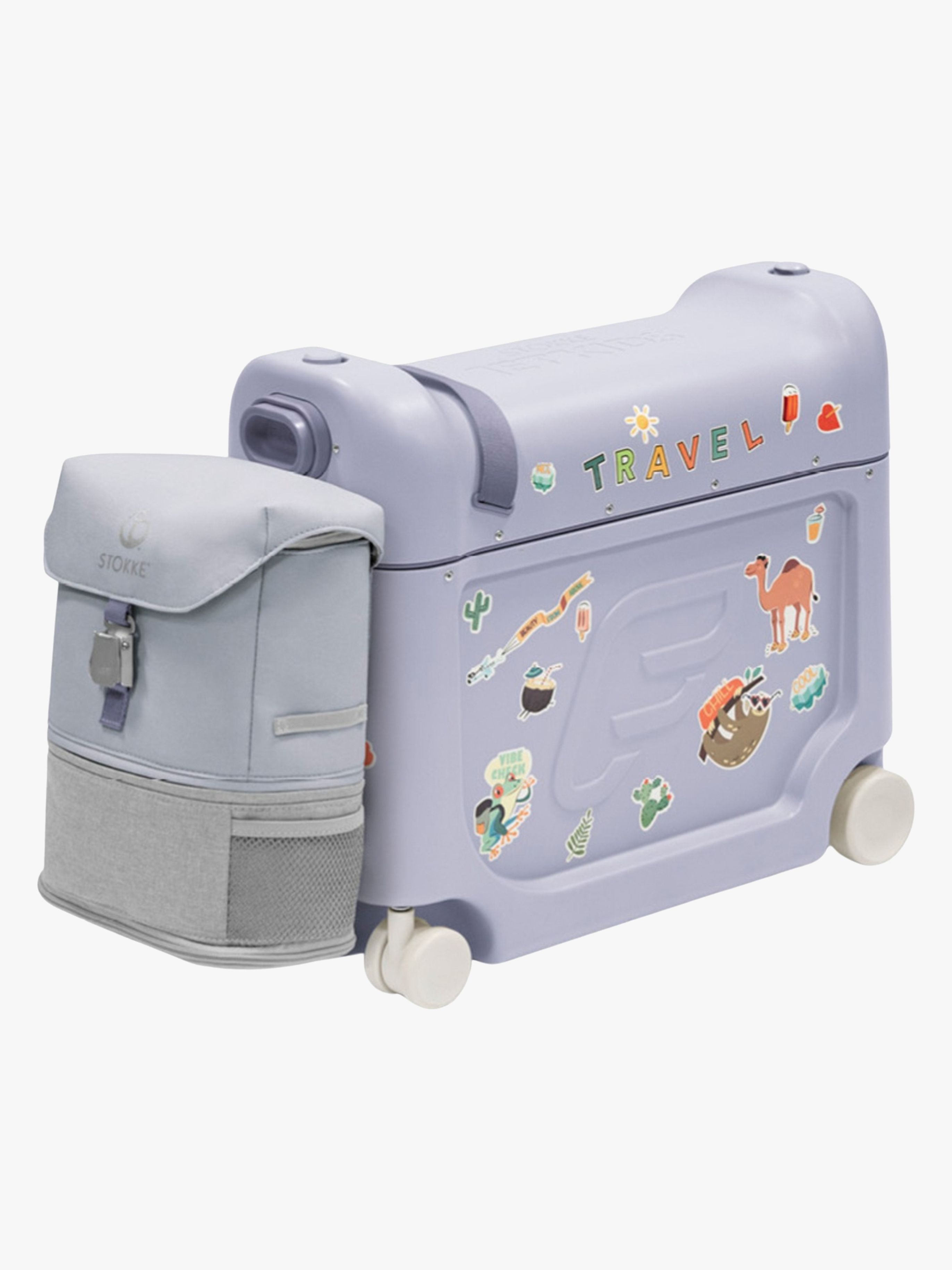 Stokke JetKids Resesäng och Ryggsäck, Arctic Blue