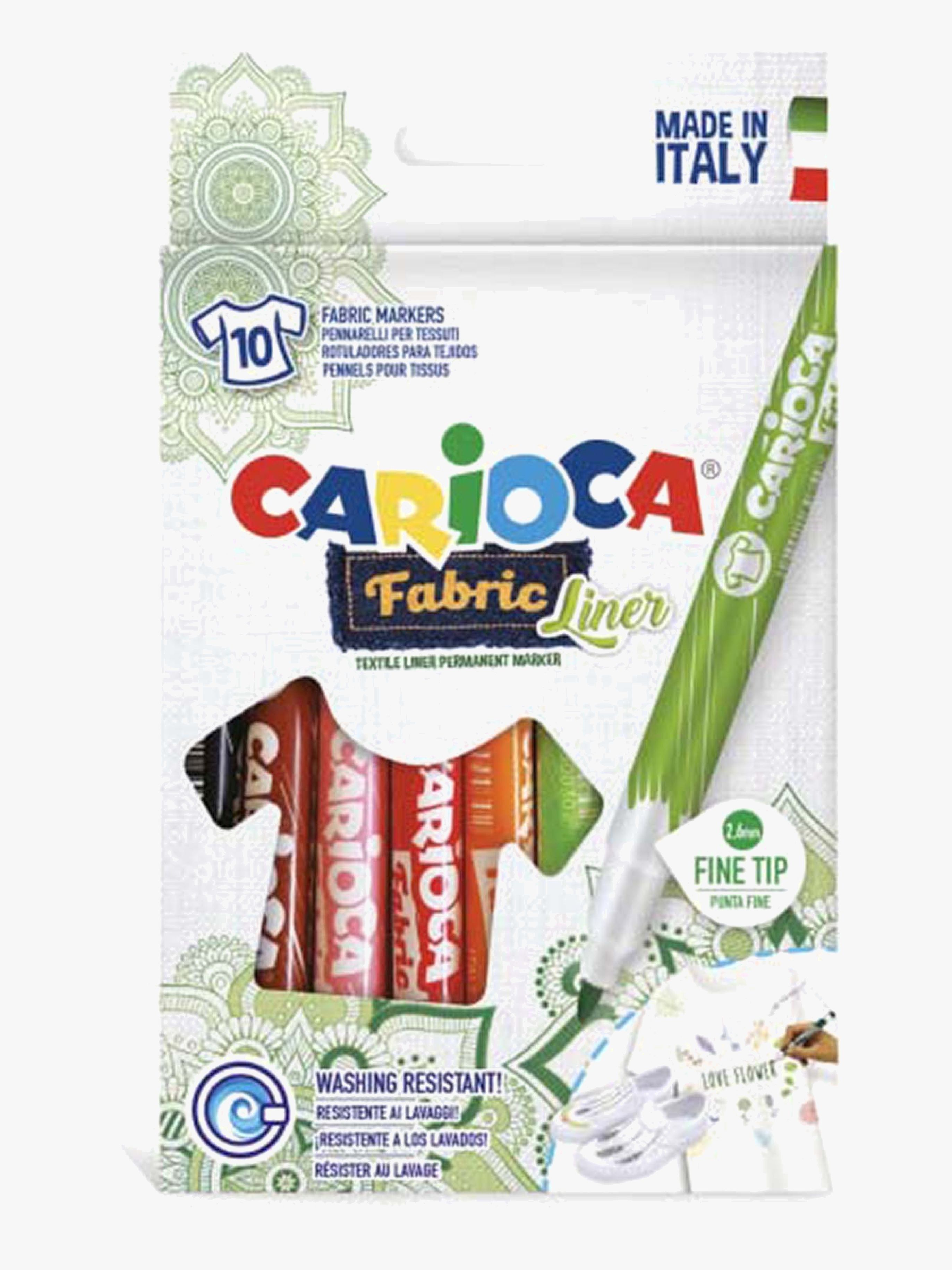 Carioca Textilpennor 10 st