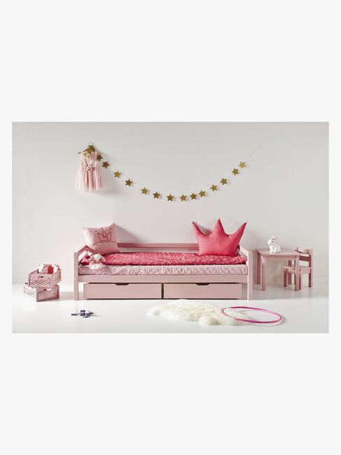 Hoppekids Sänglåda 2 pack, Pale Rose