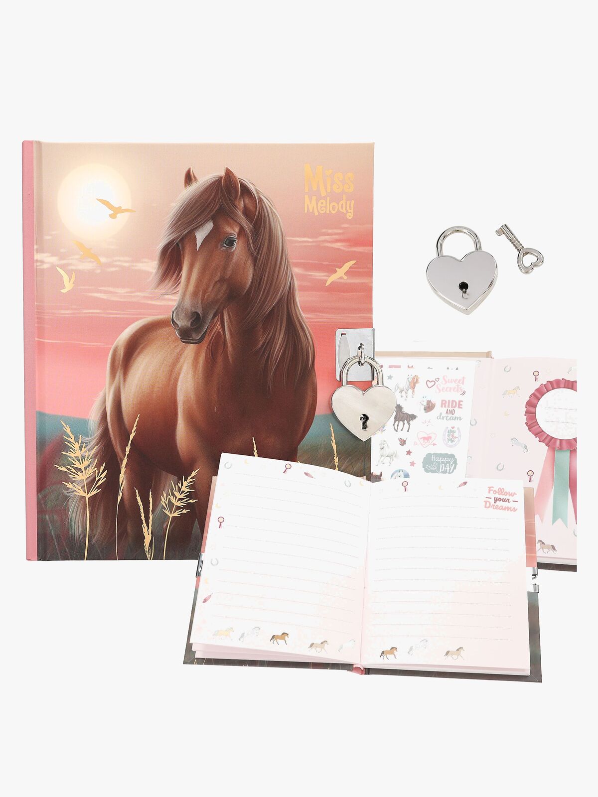 Miss Melody Dagbok med Hjärtlås