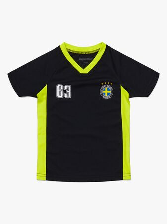 Hyperfied V-Neck Neo Logo T-Shirt, Anthracite